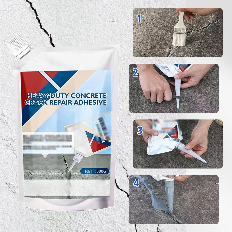 Adesivo per Riparazione di Crepe nel Cemento ad Alta Resistenza