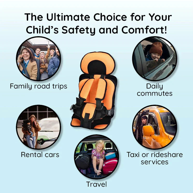 Seggiolino auto portatile per bambini compatto