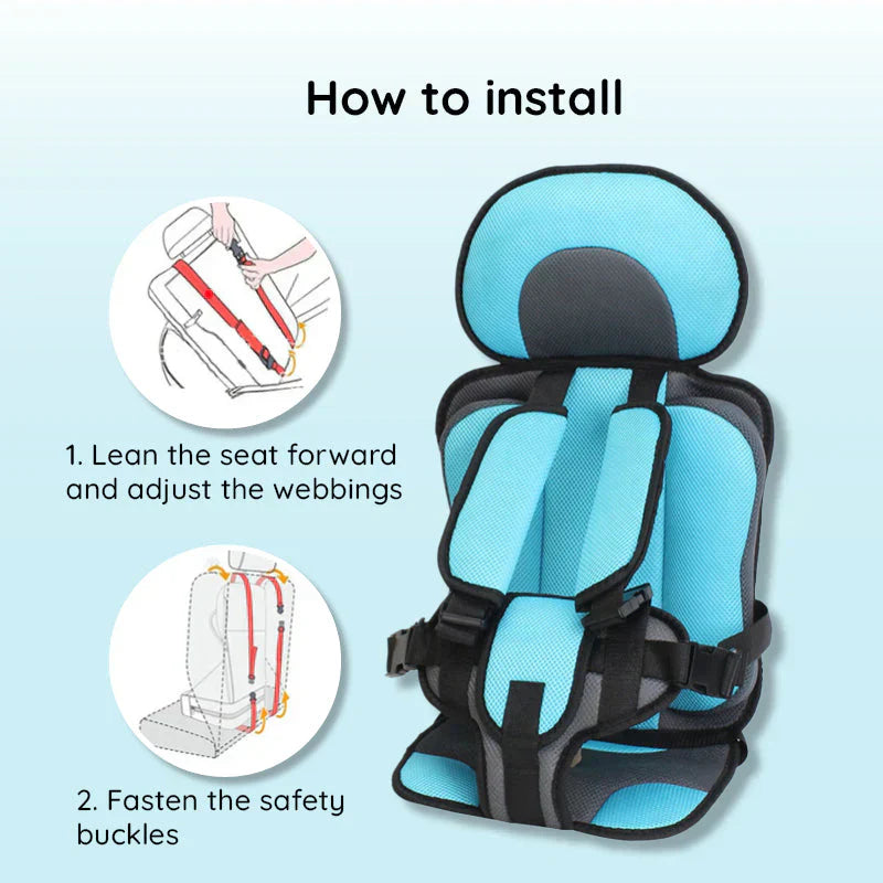 Seggiolino auto portatile per bambini compatto